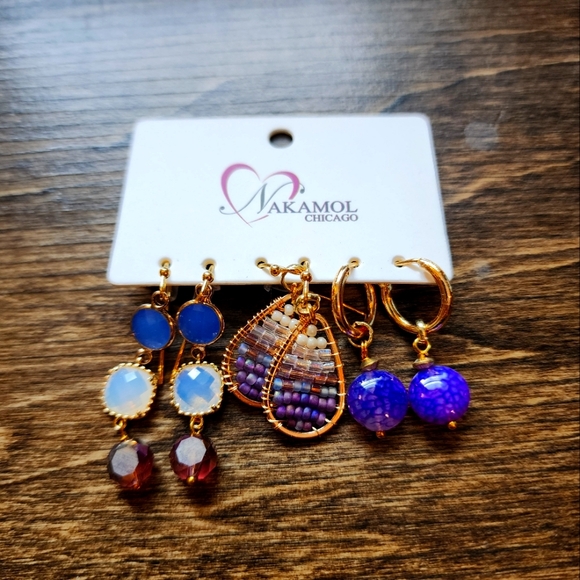 Nakamol Jewelry - Nakamol 3 pairs of earrings